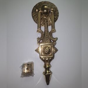 Antique Vintage Style Gothic, Midievel Type Solid Brass Fancy Brass Door knocker